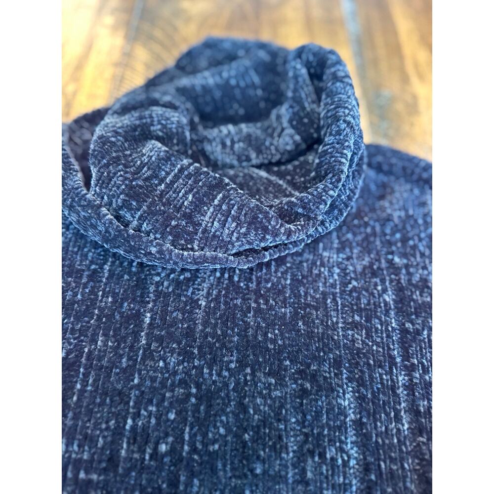 Antonio Melani Oversized Black Chenille Cowl Neck Sweater XS Cozy Fall Winter - Picture 4 of 8